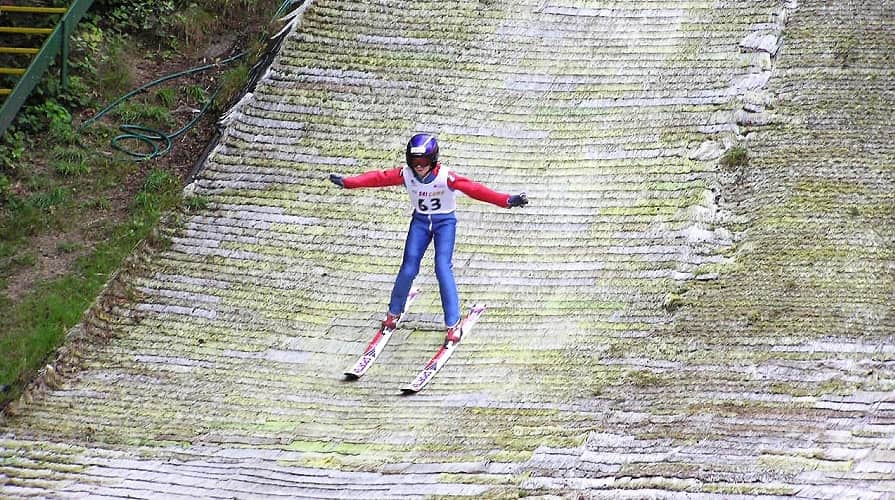Geosiatka na skoczniach narciarskich